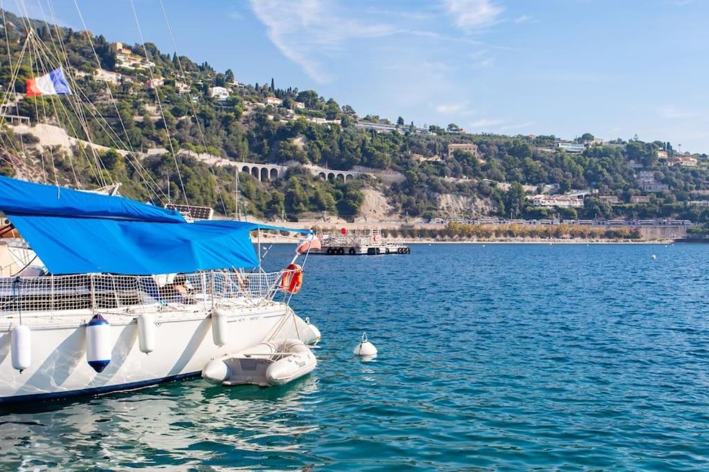 #40 Bright Sea View Suite For 6 2Mins Walk Port & Sea Вильфранш-сюр-Мер Экстерьер фото