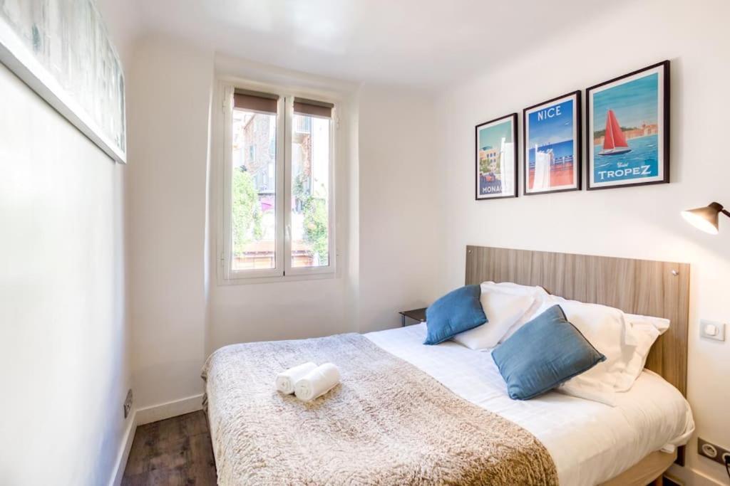 #40 Bright Sea View Suite For 6 2Mins Walk Port & Sea Вильфранш-сюр-Мер Экстерьер фото