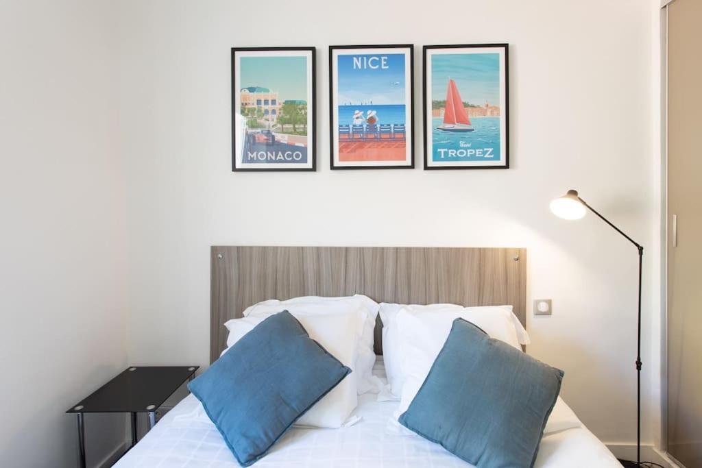 #40 Bright Sea View Suite For 6 2Mins Walk Port & Sea Вильфранш-сюр-Мер Экстерьер фото