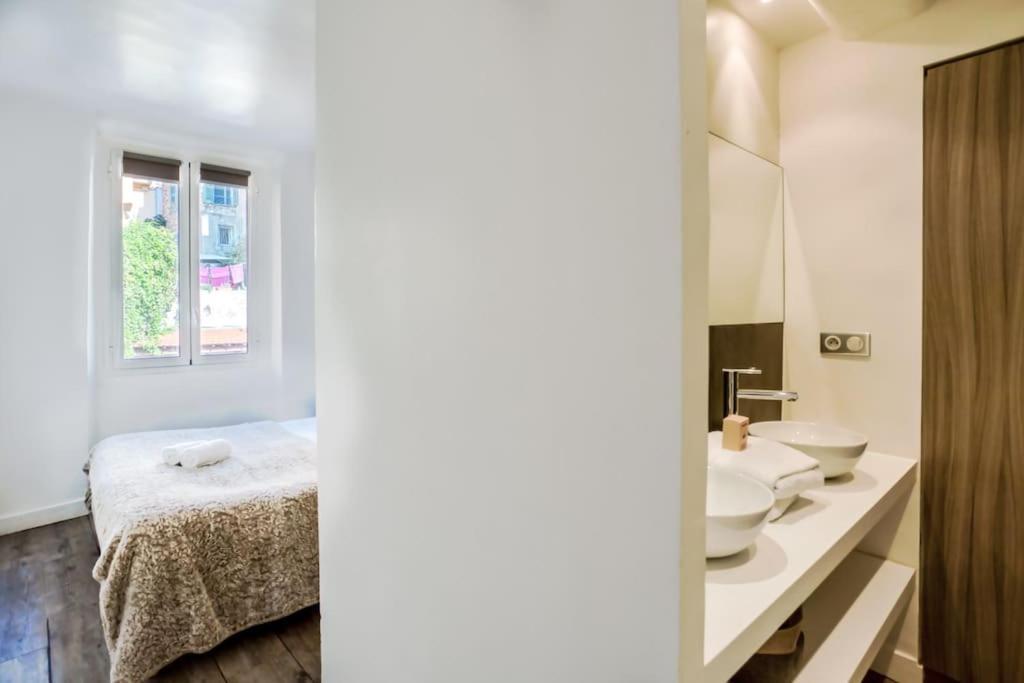 #40 Bright Sea View Suite For 6 2Mins Walk Port & Sea Вильфранш-сюр-Мер Экстерьер фото